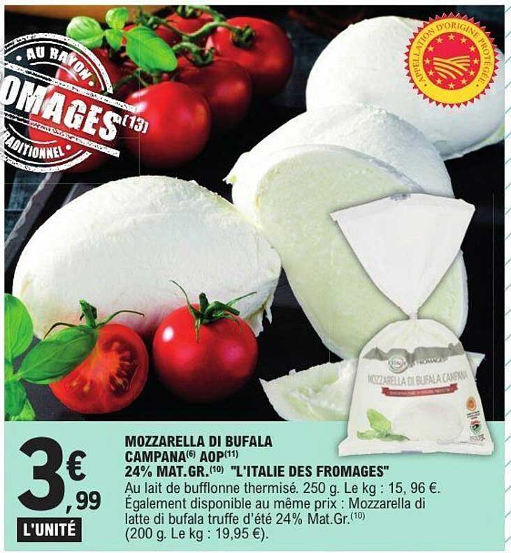 MOZZARELLA DI BUFALA CAMPANA AOP