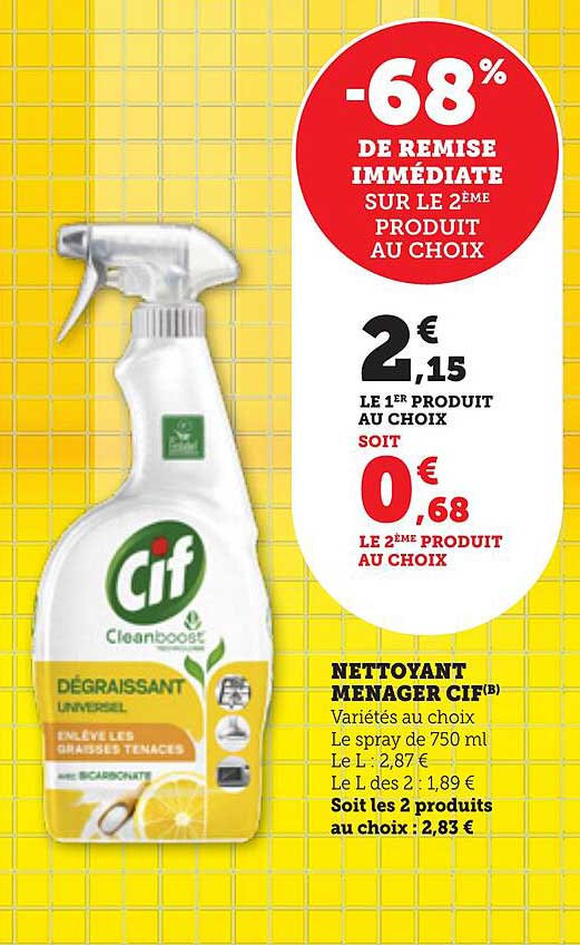 NETTOYANT MENAGER CIF®