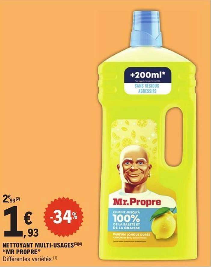 NETTOYANT MULTI-USAGES “MR PROPRE”