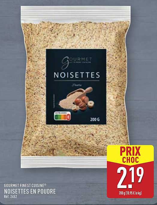 NOISETTES EN POUDRE