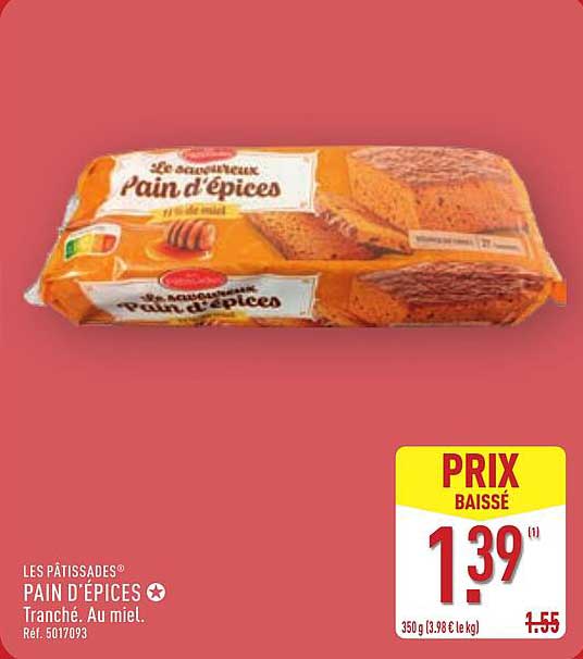 Pain d'Épices Tranché Au Miel