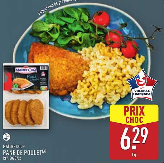 PANÉ DE POULET MAÎTRE COQ