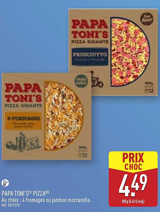 PAPA TONI'S® PIZZA