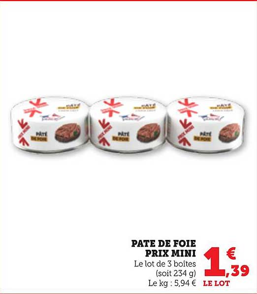 PATÉ DE FOIE PRIX MINI