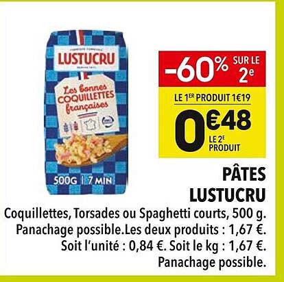 PÂTES LUSTUCRU