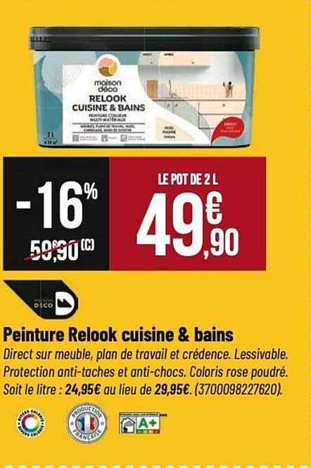 Peinture Relook cuisine & bains