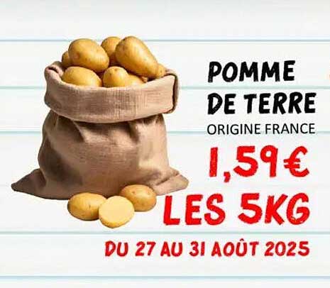 POMME DE TERRE ORIGINE FRANCE