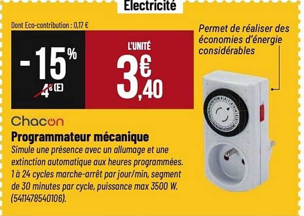 Programmateur mécanique