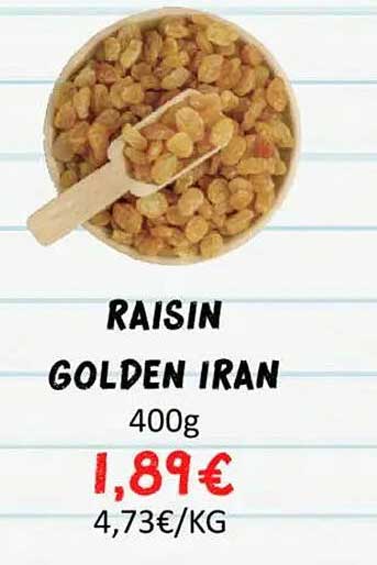 RAISIN GOLDEN IRAN