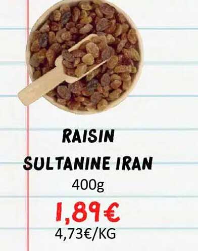 RAISIN SULTANINE IRAN