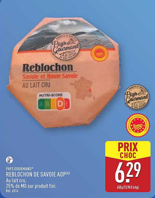 Reblochon de Savoie AOP au lait cru