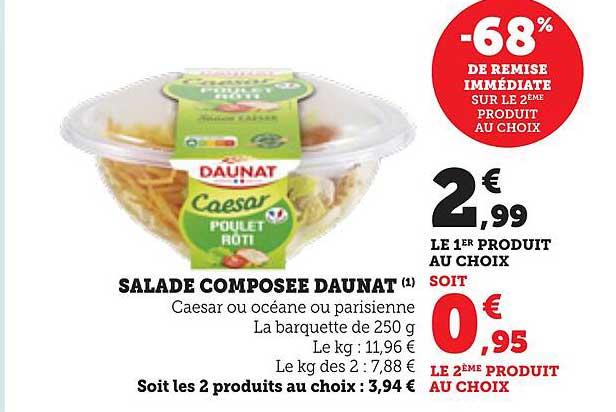 SALADE COMPOSÉE DAUNAT