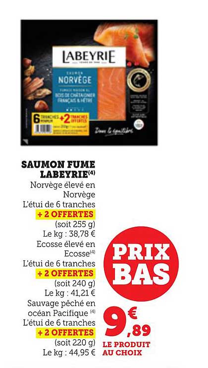 SAUMON FUME LABEYRIE