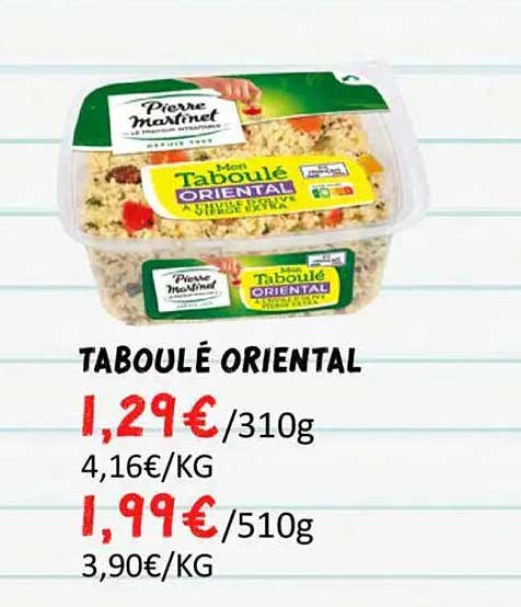 TABOULÉ ORIENTAL
