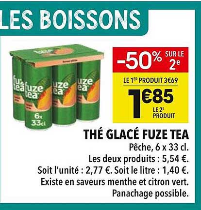 THÉ GLACÉ FUZE TEA