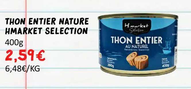 THON ENTIERS NATURE HMARKET SELECTION