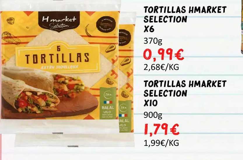 TORTILLAS HMARKET SELECTION