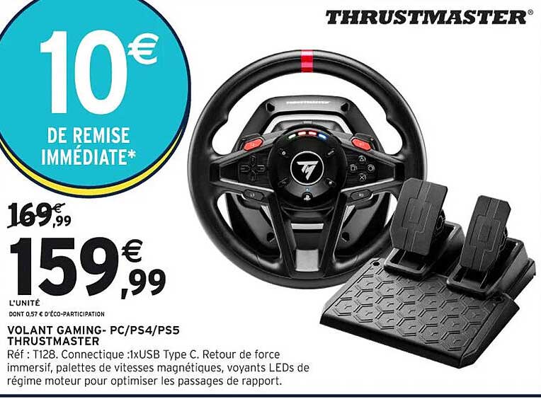 VOLANT GAMING- PC/PS4/PS5 THRUSTMASTER