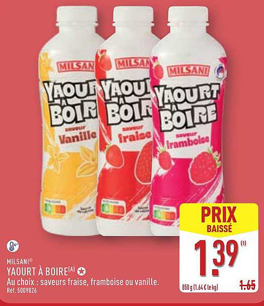 Yaourt à boire