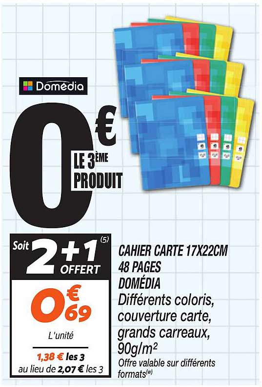 0€ LE 3ÈME PRODUIT