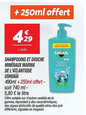 + 250ml offert