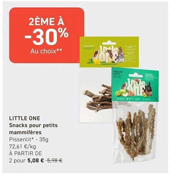 2ÈME À -30% Au choix**