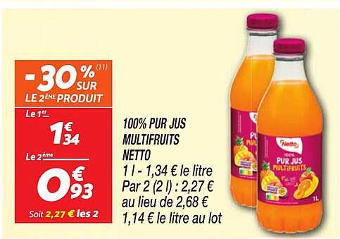 -30% (1) SUR LE 2ÈME PRODUIT