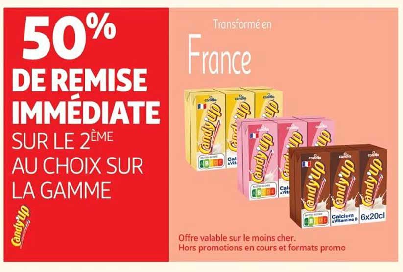 50% DE REMISE IMMÉDIATE SUR LE 2ÈME AU CHOIX SUR LA GAMME