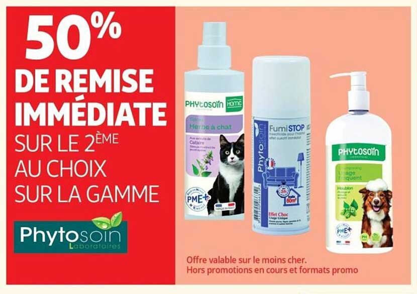50% DE REMISE IMMÉDIATE SUR LE 2ÈME AU CHOIX SUR LA GAMME Phytosoin Laboratoires