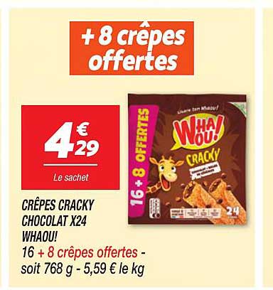 + 8 crêpes offertes