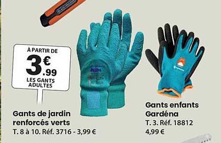 A PARTIR DE 3€99 LES GANTS ADULTES