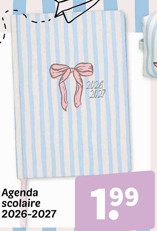 Agenda scolaire 2026-2027