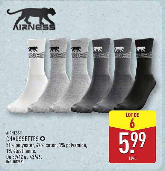 AIRNESS CHAUSSETTES