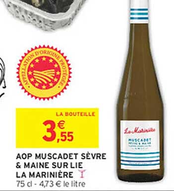 AOP MUSCADET SÈVRE & MAINE SUR LIE LA MARINIÈRE