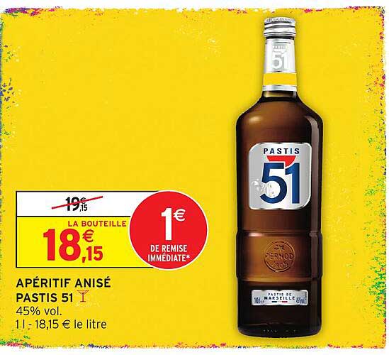 APÉRITIF ANISÉ PASTIS 51