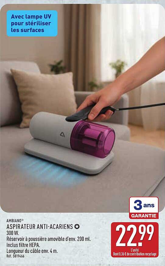 ASPIRATEUR ANTI-ACARIENS