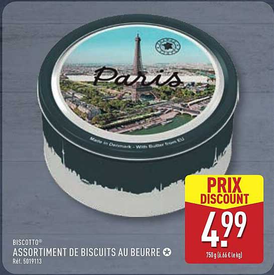ASSORTIMENT DE BISCUITS AU BEURRE