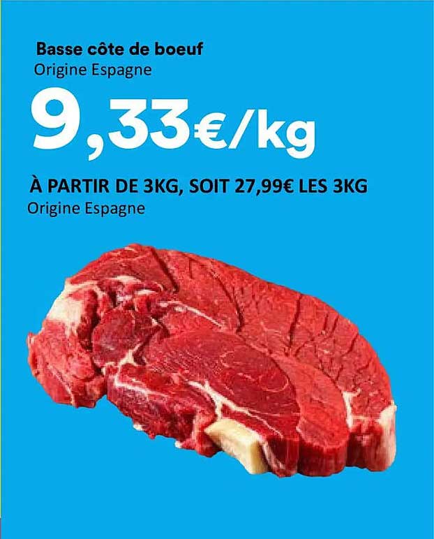 Basse côte de boeuf