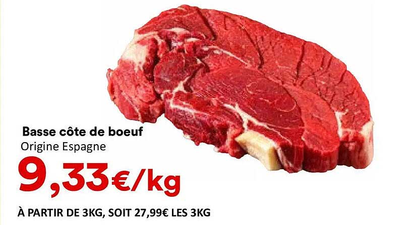 Basse côte de boeuf
