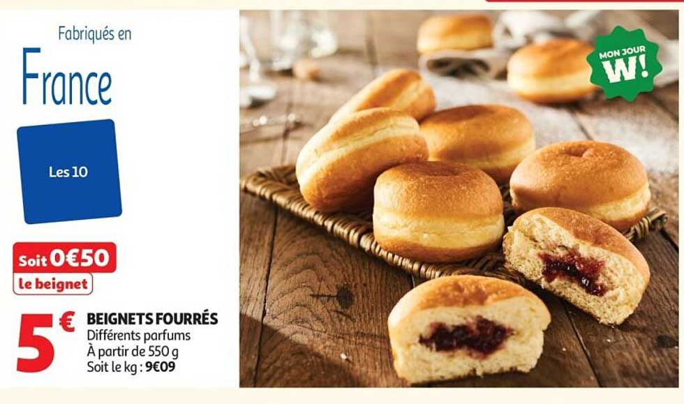 BEIGNETS FOURRÉS