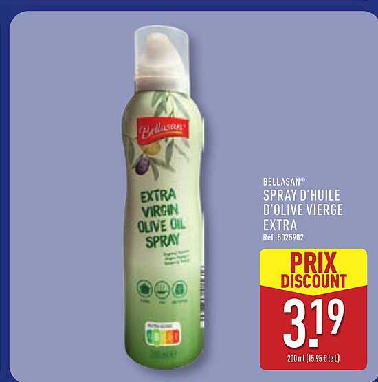 BELLASAN® SPRAY D'HUILE D'OLIVE VIERGE EXTRA