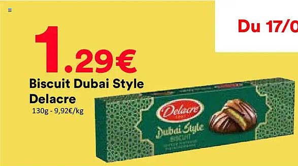 Biscuit Dubai Style Delacre