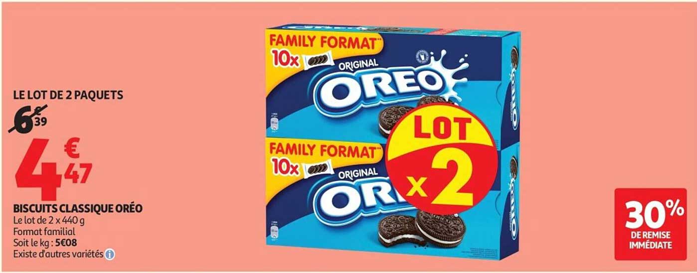 BISCUITS CLASSIQUE OREO