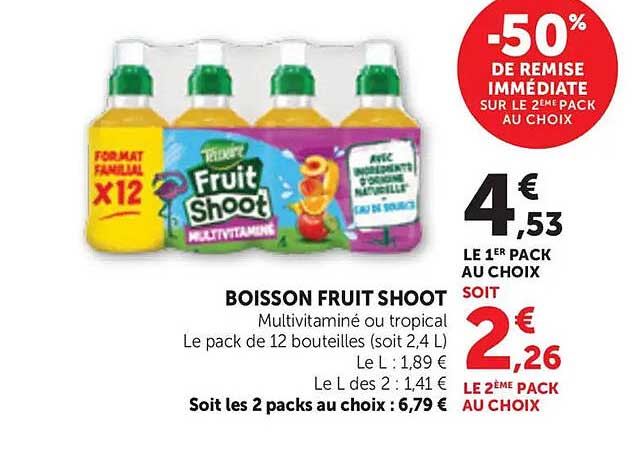 BOISSON FRUIT SHOOT