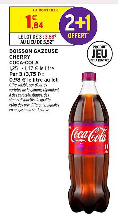 BOISSON GAZEUSE CHERRY COCA-COLA