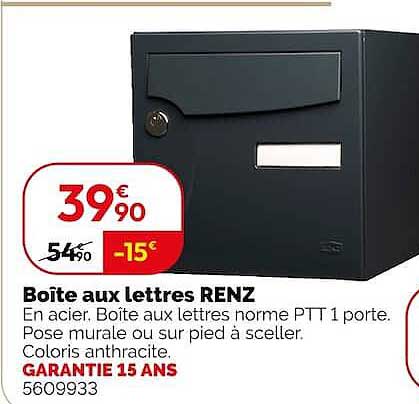 Boîte aux lettres RENZ