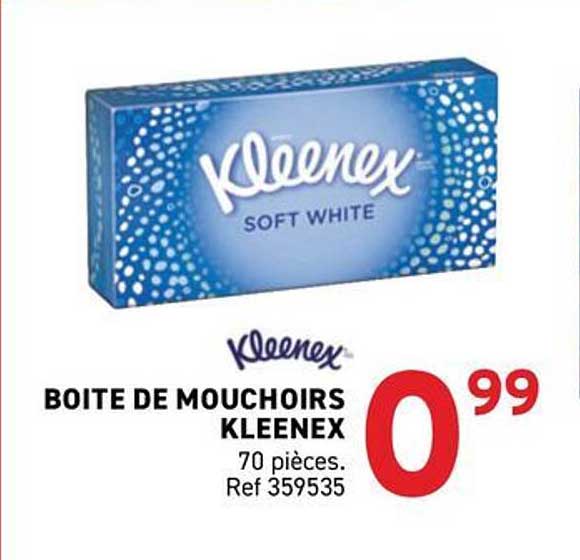 BOITE DE MOUCHOIRS KLEENEX