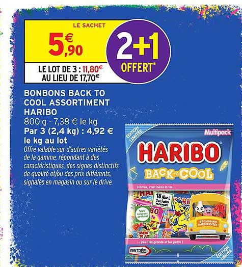 BONBONS BACK TO COOL ASSORTIMENT HARIBO
