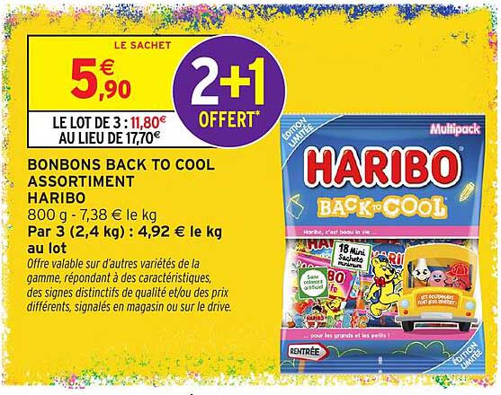 BONBONS BACK TO COOL ASSORTIMENT HARIBO