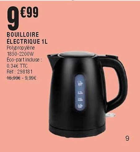 BOUILLOIRE ÉLECTRIQUE 1L
